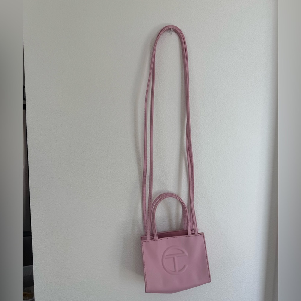 Telfar Pink Mini Bag with Strap - Picture 5 of 5
